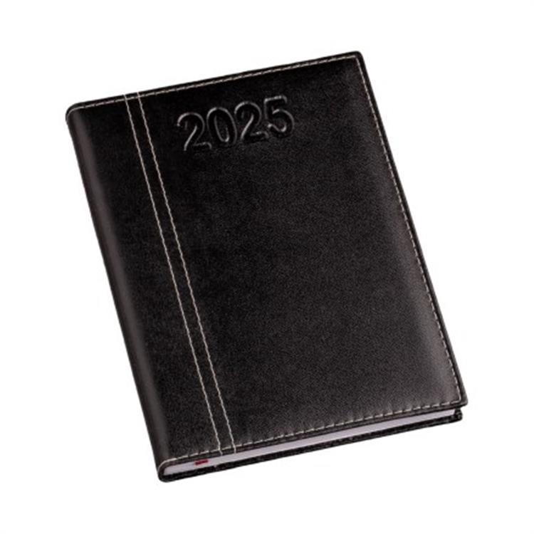 Agenda diária com capa lisa com recortes personalizada