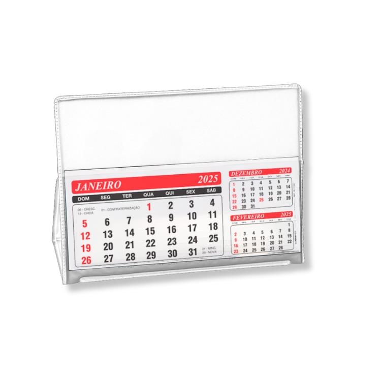 Calendário de Mesa Promocional Bruno Personalizado