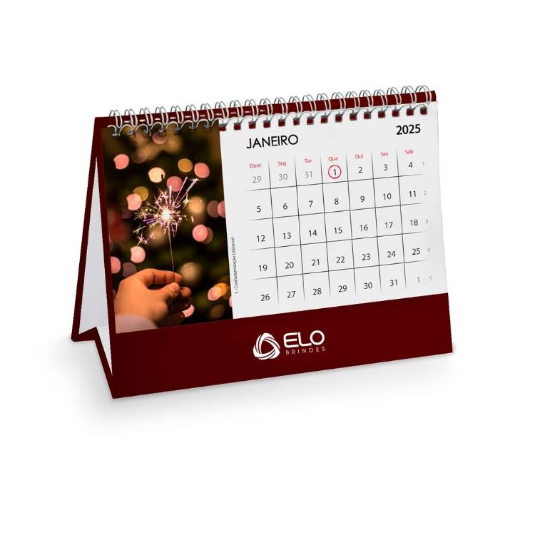 Calendário de mesa Normam personalizada