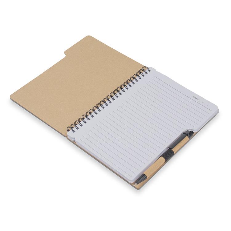 Caderno Reciclável com Suporte e Caneta Personalizado